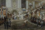 Jean-Leon Gerome Reception of Le Grand Conde at Versailles painting